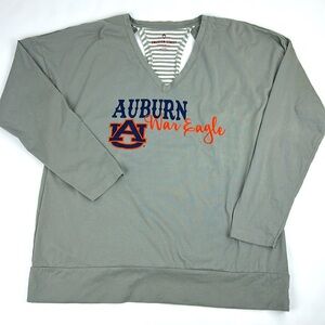 Emerson Street Clothing Company Auburn War Eagle Women’s Top.  Large.